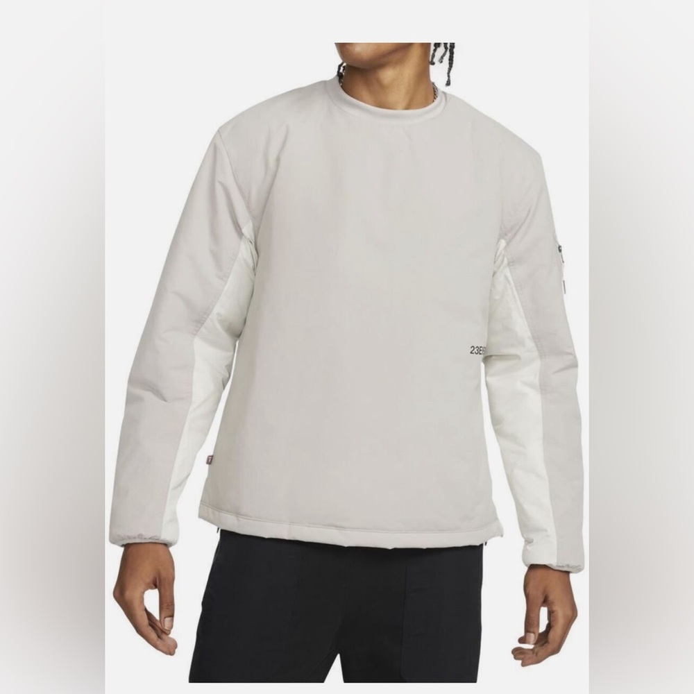 Nike Air Jordan Men's 23 Engineered Primaloft Crew Top (Grey)